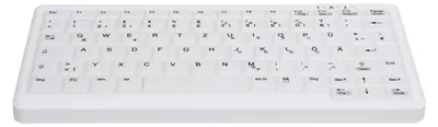 Produktbild von Contour Design Active Key Contour ClassicClean Medizinische Tastatur Abnehmbare Abdeckung Mini Kabelgebunden Weiß DE C4110