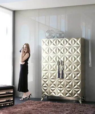Produktbild von Barschrank Wohnzimmer Massivholz Schrank Möbel Bizzotto Möbel Design Kabinett