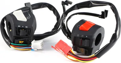 Produktbild von Motorrad am Ausschalter, wasserdichte Schalter Lenker elektrischer Startschalter Hornverrückungssignal hoch für 7/8 "