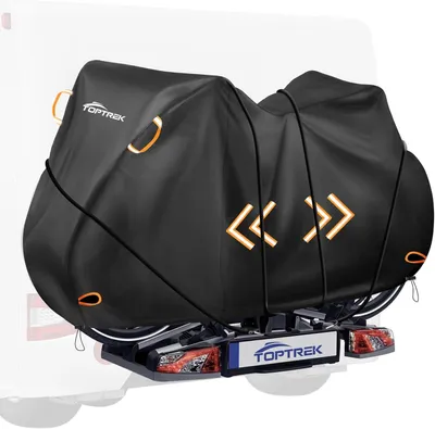 Obrázok produktu pre Plachta na bicykle pre nosič, vodotesná, 2 bicykle, 600DPolyuretánOxford, pre E-bike