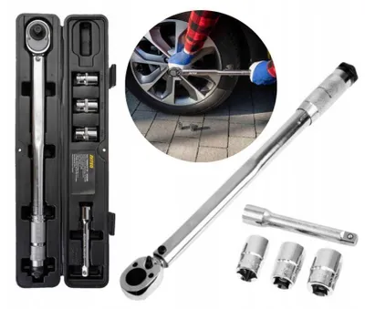 Obrázek produktu pro Niteo Tools momentový klíč 28-210 Nm s nástrčnými klíči