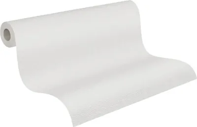Produktbild von Unitapete glatt Weiß Grau – Vliestapete matt – Dezente Wandtapete modern AS-Creation (KG-174597)