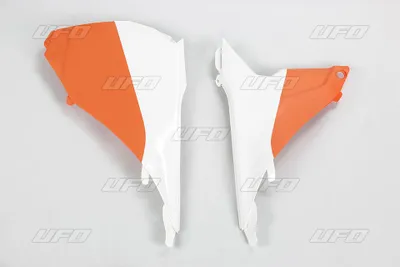 Productafbeelding van Luchtfilterdeksel voor KTM SX '13-'16, SXF '13-'15, kleur: OEM '15 (oranje/wit)