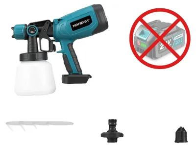 Obrázek produktu pro Elektrická stříkací pistole, objem 1000 ml, vysoká rychlost, bez baterií