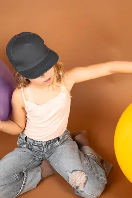 Produktbild von K-up 5-Panel Kinder-Snapbackkappe