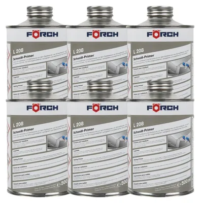 Produktbild von 6x Förch L208 Schweißprimer Schweiß-Primer Rostschutz Korrosionsschutz 500ml