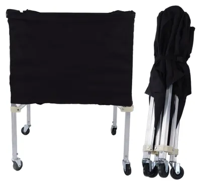 Image de Chariot de rangement mobile pour ballons de basketball et de football