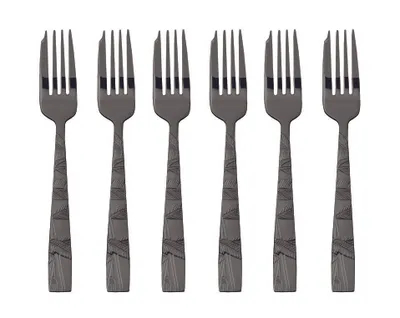 Imagen del producto de Sambonet Set 6 Kuchengabeln Edelstahl/PVD 2Black 52767KA5