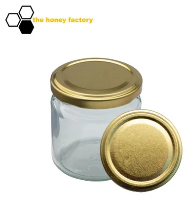Produktbild von 96 x HONIGGLAS Twist Off 250G im KARTON inkl. Metalldeckel GOLD