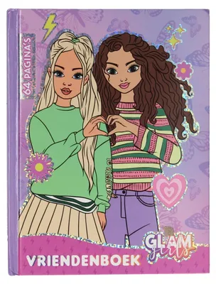 Produktbild von Glam Buch für Girls – Persönliches Erinnerungsalbum mit Platz für Fotos & Notizen, 64 Seiten