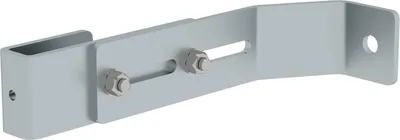 Produktbild von Günzburger Steigtechnik Wandhalter verstellbar Stahl verzinkt 165 - 215 mm für Schachtleitern - 060021