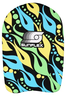 Produktbild von SUNFLEX 74839 - Schwimmbrett mit flexiblen Schaumkern, Schwimmhilfe  blau/grün