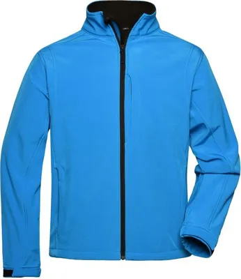 Immagine prodotto di Giacca softshell trendy color acqua, taglia XXL