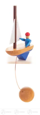 Produktbild von Spielzeug Schaukelfigur Segelschiff Höhe ca 12 cm
