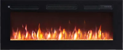 Produktbild von BALDERIA Elektrokamin Leif 40" | 3in1 Stand/Wand/Einbaukamin, 3D-Flammeneffekt, dimmbar, Heizung 1800W, Timer, Thermostat, Startsteuerung | Schwarz
