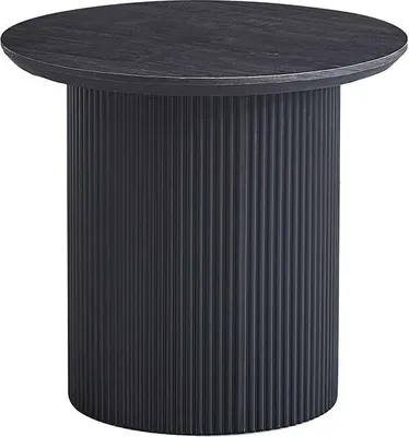Image de Table basse ronde 'Lagos' brun foncé