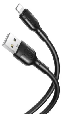 Produktbild von Lade- und Datenkabel XO cable NB212 USB - Lightning 1,0 m 2,1A, Schwarz