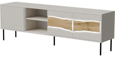Produktbild von TV Lowboard CONTE 190 3D1W kaschmir / wotan eiche