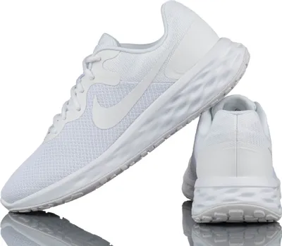 Produktbild von Herren Sportschuhe Nike Revolution 6 Nn Dc3728 102 Größe 40,5 Weiß Lauf- Und Trainingsschuhe, Atmungsaktiv, Für Den Frühling/Sommer.