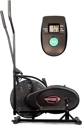 Zdjęcie produktu dla Orbitrek mechaniczny Klasik z wyświetlaczem i regulacją oporu, cicha praca, obciążenie do 112 kg