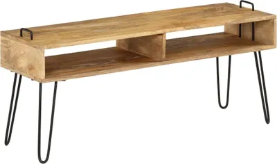 Zdjęcie produktu dla The Living Store Szafka pod telewizor z litego drewna mango 110 x 35 x 45 cm
