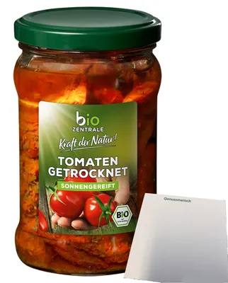 Produktbild von biozentrale getrocknete Tomaten (270g Glas) + usy Block