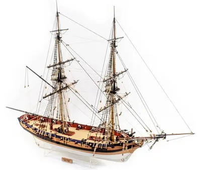 Imagen del producto de Kit de modelismo HMS Flirt, escala 1:64