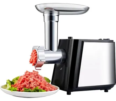Produktbild von Elektrische Fleischwolf Maschine - 1000W Fleischwolf - Edelstahl - Wurstfüller - Küchen Fleischzerkleinerer für Zuhause - EU Stecker