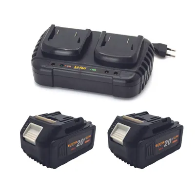 Obrázek produktu pro Sada dvě baterie 20V 4Ah Procraft 20/4 a nabíječka na dvě baterie 20/2