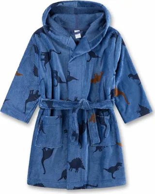 Produktbild von Sanetta Jungen-Bademantel blau Dino 128