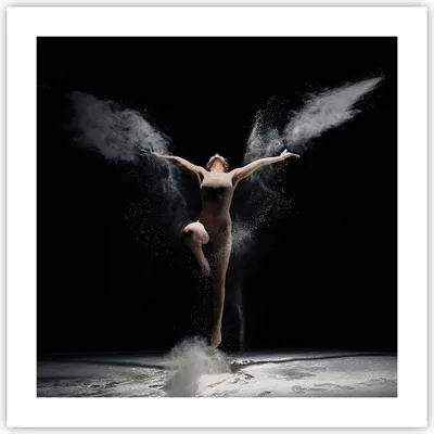 Produktbild von Poster - Poster ohne Rahmen - Fotografie Tanz Flügel - 50x50 cm - Wand Bild - Wanddeko - Wandbilder - Kunstposter - Wandposter - Bilder - Kunstdruck - Wanddekoration - Wandbild - P2XAC50x50-4306