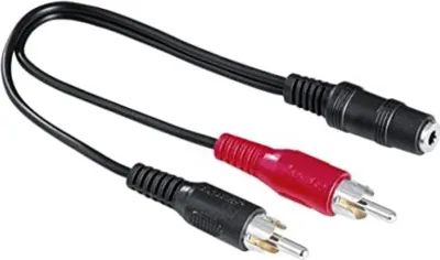 Produktbild von Audio-Klinkenstecker auf 2 Rca-Kabel hama 00116011