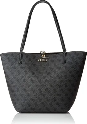 Produktbild von Guess Shopper Alby Toggle Tote Bag in Bag coal/black