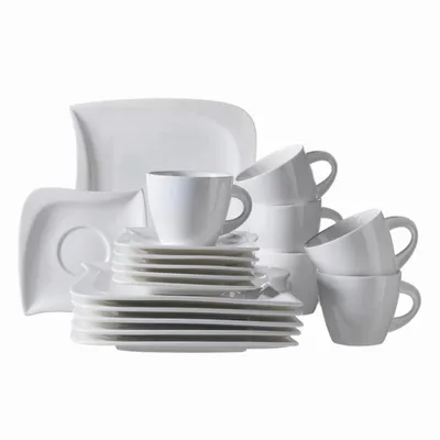 Image de Mäser 576-000 Service à café LA- Musica, blanc, 18 pièces (1 set)