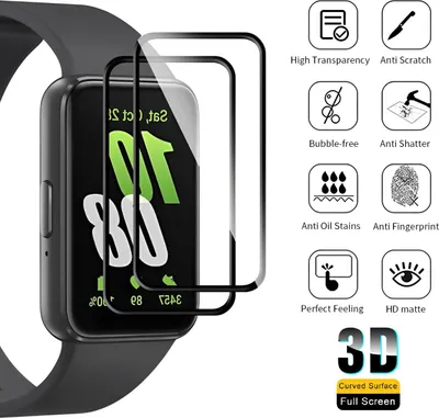 Produktbild von 2er-Pack Panzerfolie Für Samsung Galaxy Fit3 R390 Displayschutz Film Schutzfolie