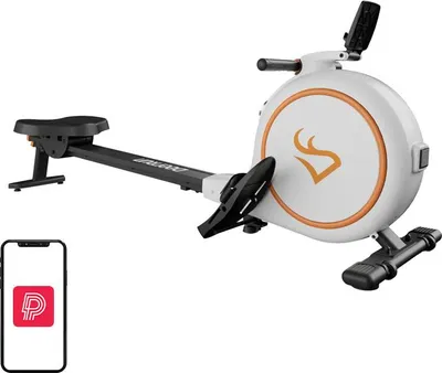 Obrázok produktu pre Magnetický veslovací trenažér Deer Run Rw600 (biely)