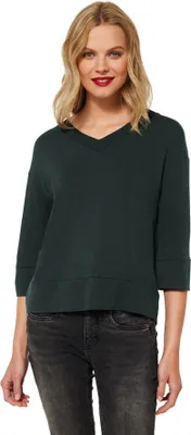 Produktbild von 28308 Street One, , Damen Pullover, Jersey Stretch, dark green, 42