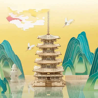 Produktbild von Five-storied Pagoda 3D Puzzle