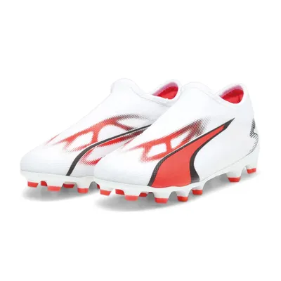 Produktbild von Puma Ultra Match LL FG-AG Jr white-puma black-fire orchid 35.5