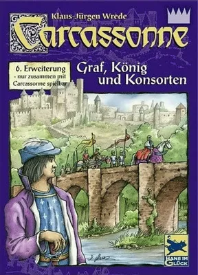 Produktbild von Carcassonne. Graf, König & Konsorten. 6. Erweiterung