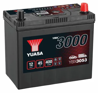 Produktbild von YUASA YBX3000 Starterbatterie 12V 45Ah 400A/EN B24 für Auto LKW Batterie