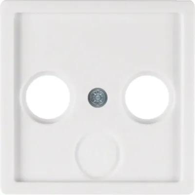 Produktbild von Hager 12036089, Weiß, Kunststoff, Thermoplast, Jede Marke, Gewebetextur, 10 Stück(e)