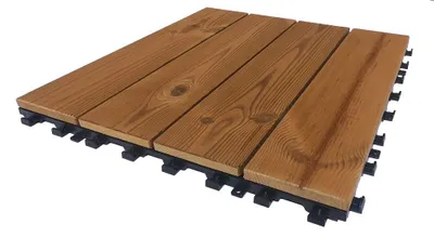 Produktbild von ONEK Klickfliese Holz natur Smartdeck 40 x 40 x 2,5 cm 1 Stück