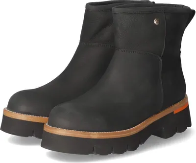 Produktbild von Panama Jack Damen Winterstiefeletten/ Stiefeletten LAIA B3 Schwarz Rauleder Größe: 36