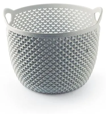 Zdjęcie produktu dla Koszyk na pranie KAPKA szary 30L