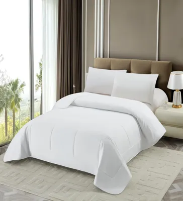 Immagine prodotto di Coperta in piumino bianco, 150 x 220 cm, traspirante e ipoallergenica