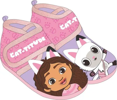 Produktbild von Gabby’s Dollhouse Hausschuhe Kinder 24 Cat-titude rosa