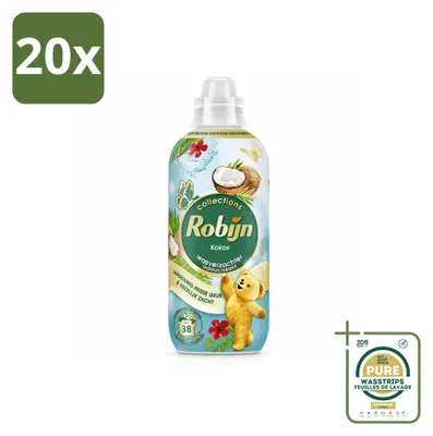 Produktbild von 20 x Robijn Wasverzachter Kokos Sensation 765 ml - Vorratspackung - 20 Stücke