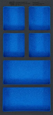 Produktbild von BGS 74361 | Werkstattwageneinlage 1/3, leer: 6 Ablagefächer | 408 x 189 x 32 mm