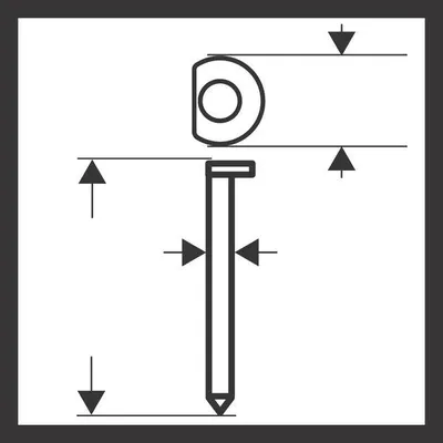 Produktbild von PRO DA15-34 DA Stiftnagel, 34° 1,8/15 g, 44G